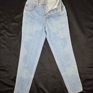 Vintage No Excuses Femme Fatale Jeans Button Fly 90s Y2K High Rise Denim Size 3/